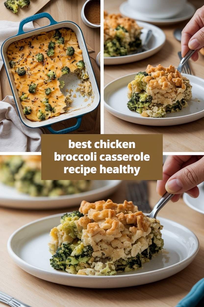 chicken broccoli casserole recipe healthy