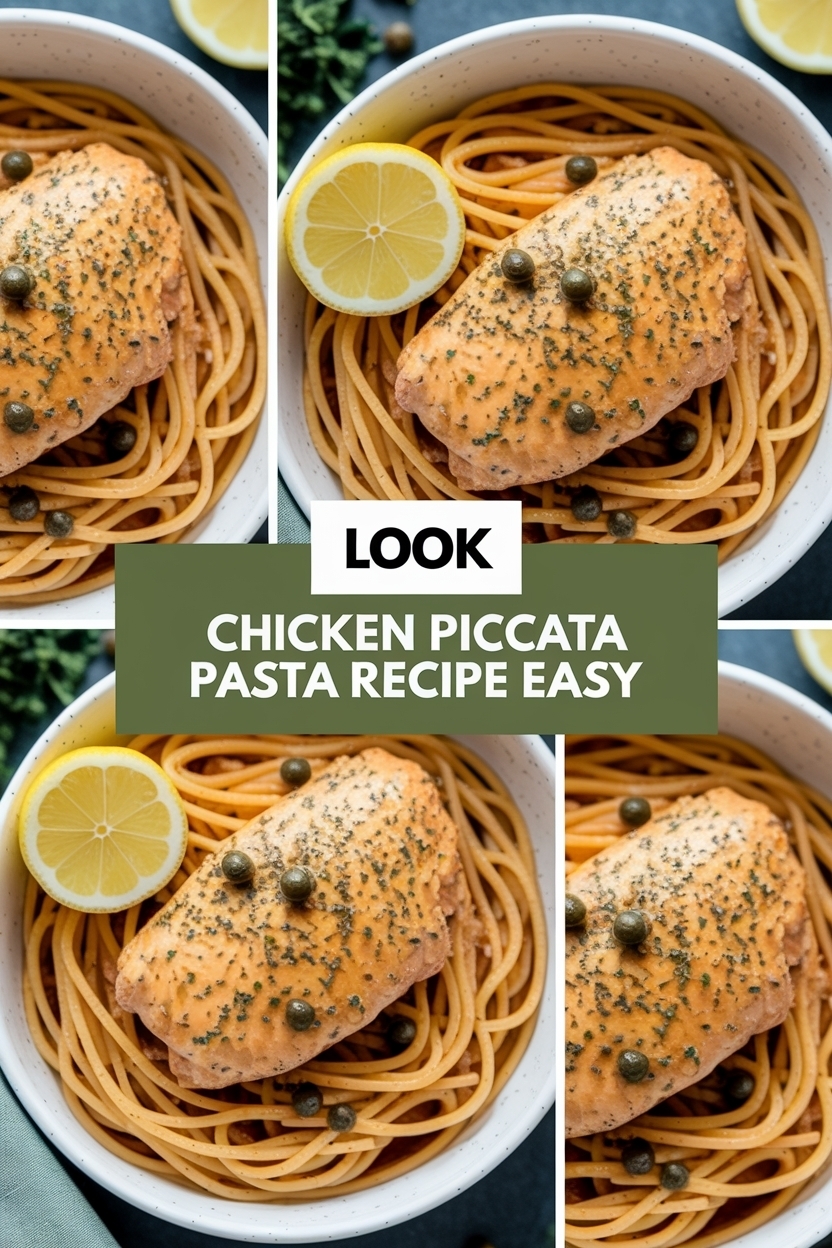 chicken piccata pasta recipe easy