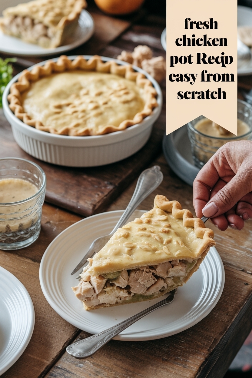 chicken pot pie recipe easy from scratch