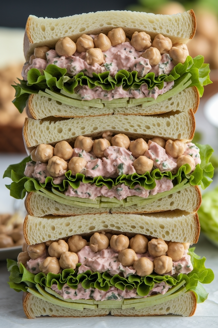 chickpea salad sandwich recipe vegan