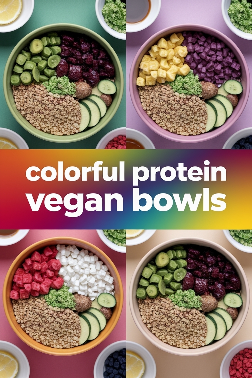 ## Wholesome & Colorful Vegan Protein Bowls: A Nutrient-Packed Delight