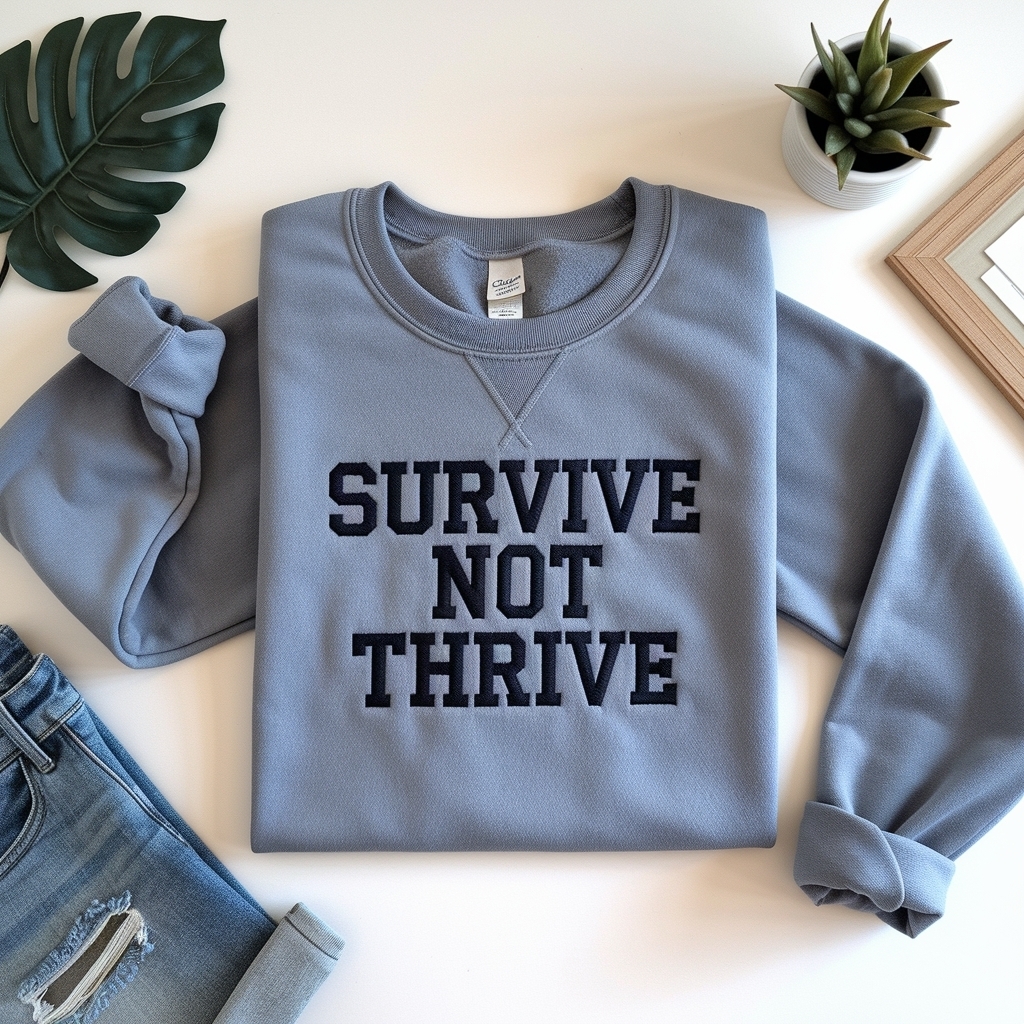 ## Stylish Contemporary Embroidered Crewneck: Elevate Your Wardrobe