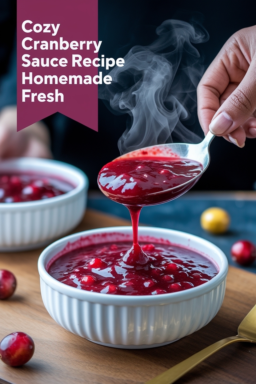 cranberry sauce recipe homemade fresh