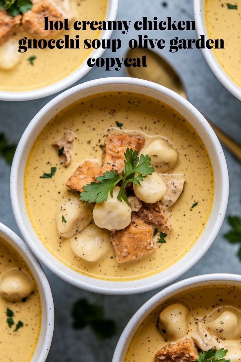 creamy chicken gnocchi soup olive garden copycat