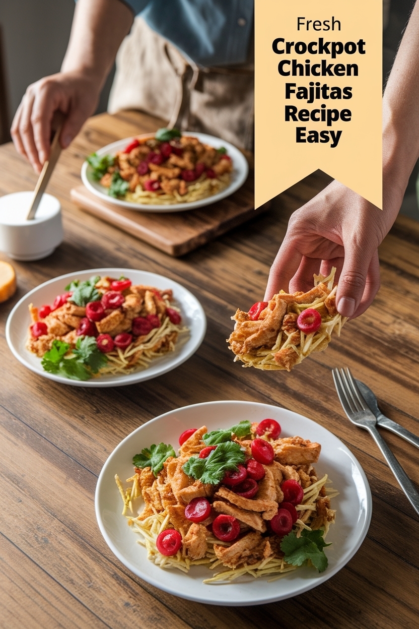 crockpot chicken fajitas recipe easy