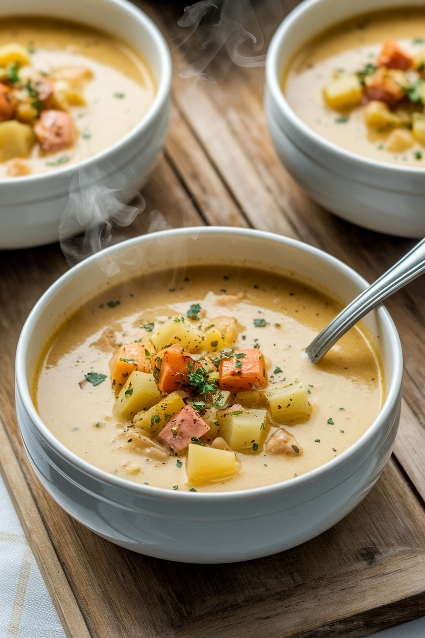 crockpot loaded potato soup recipe creamy