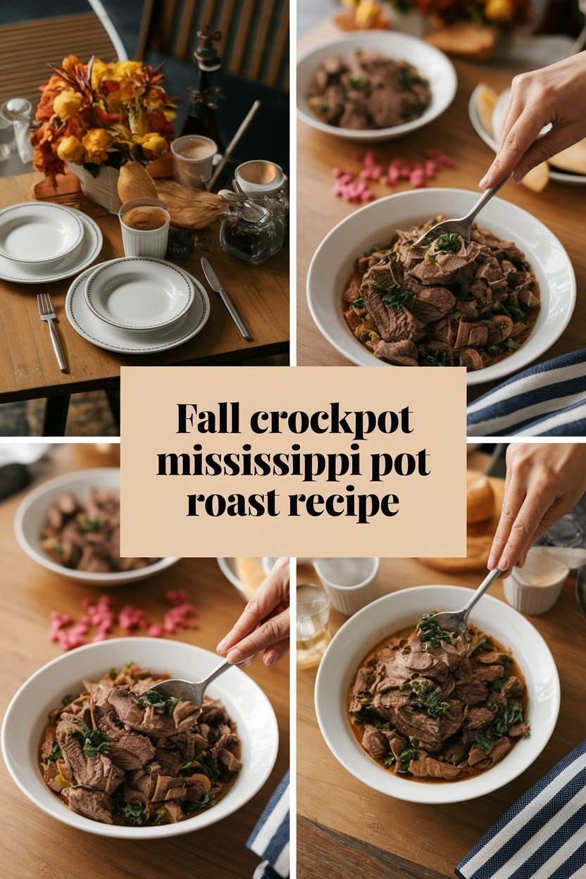 crockpot mississippi pot roast recipe