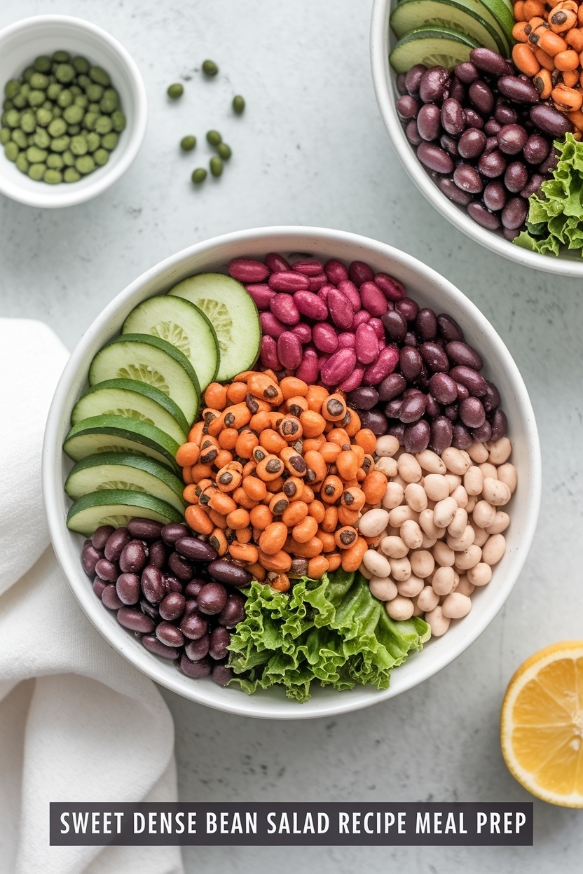 dense bean salad recipe meal prep
