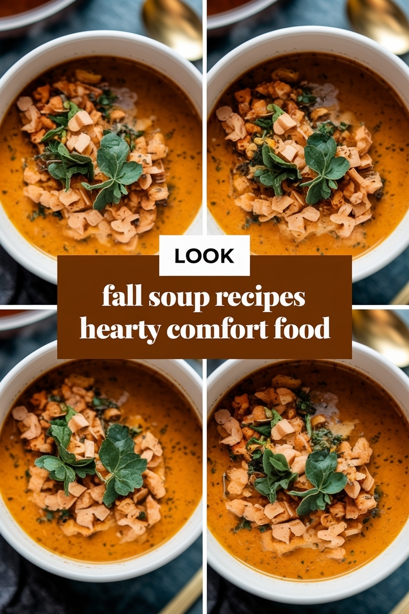 fall soup recipes hearty comfort food