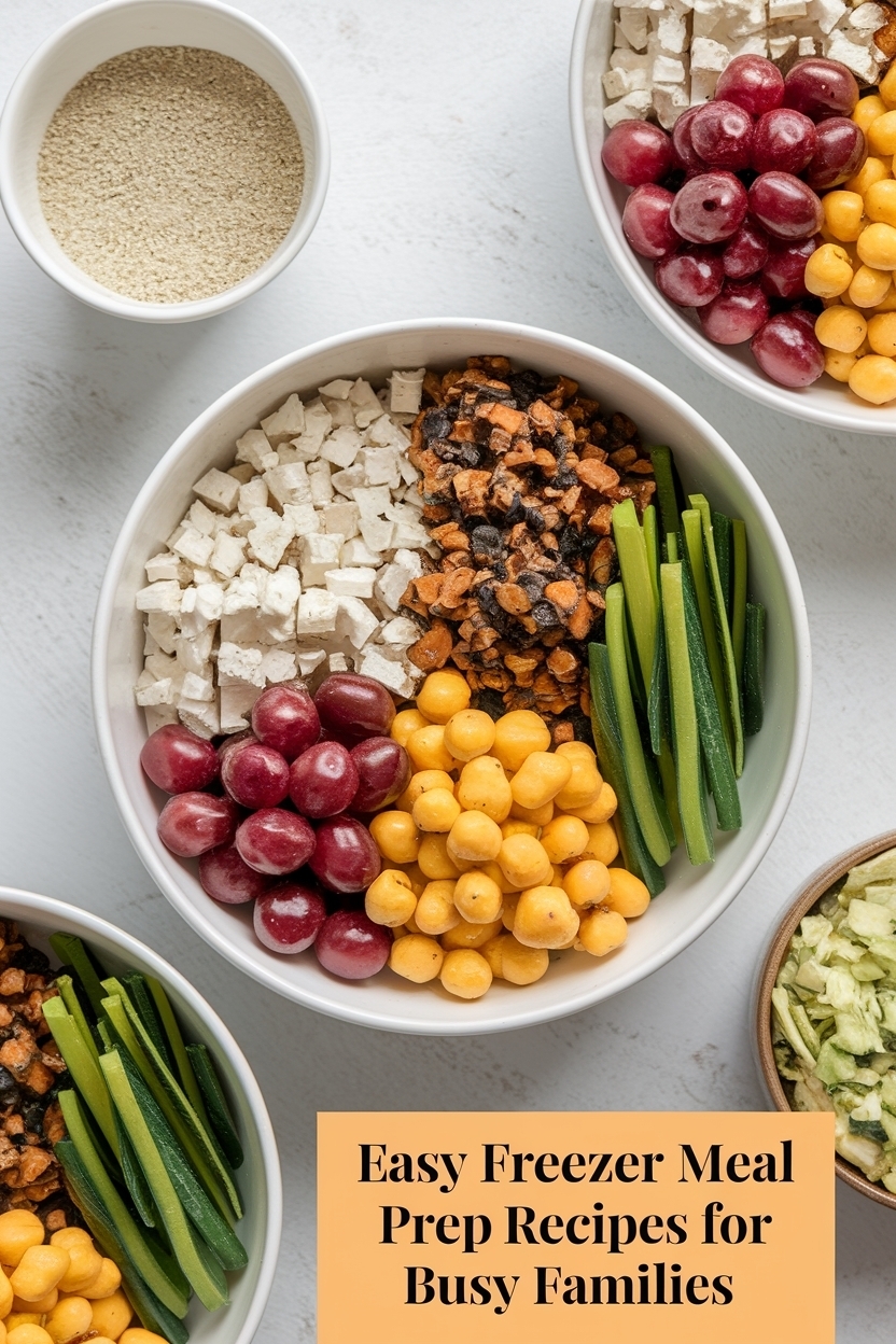 freezer meal prep recipes for busy families