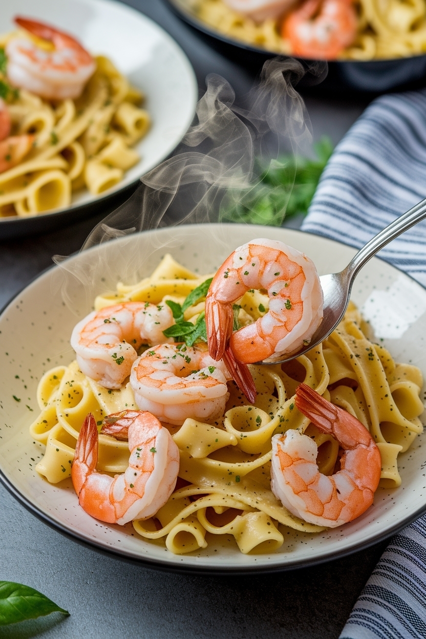 garlic butter shrimp scampi pasta no wine
