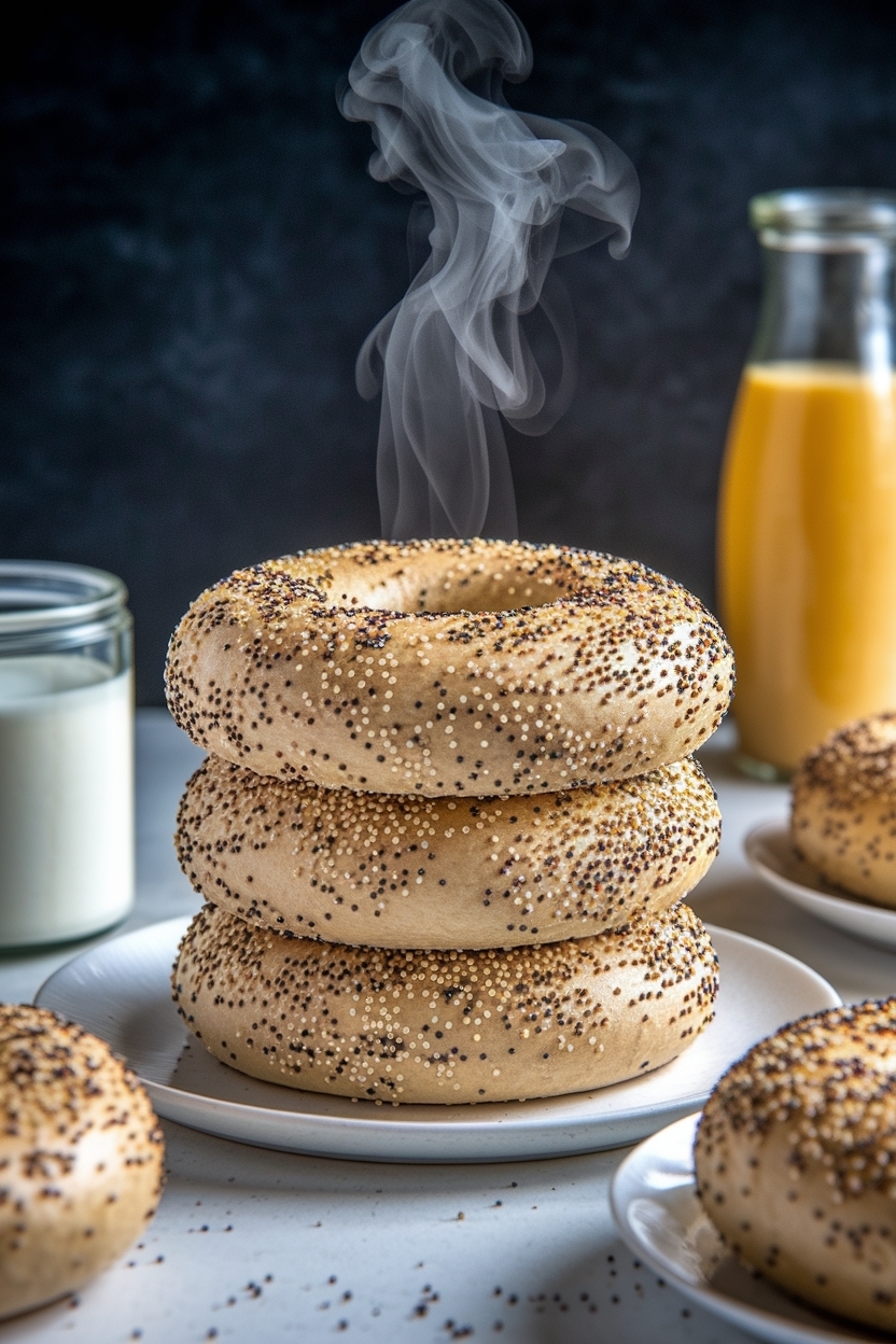 greek yogurt protein bagels 2 ingredient dough