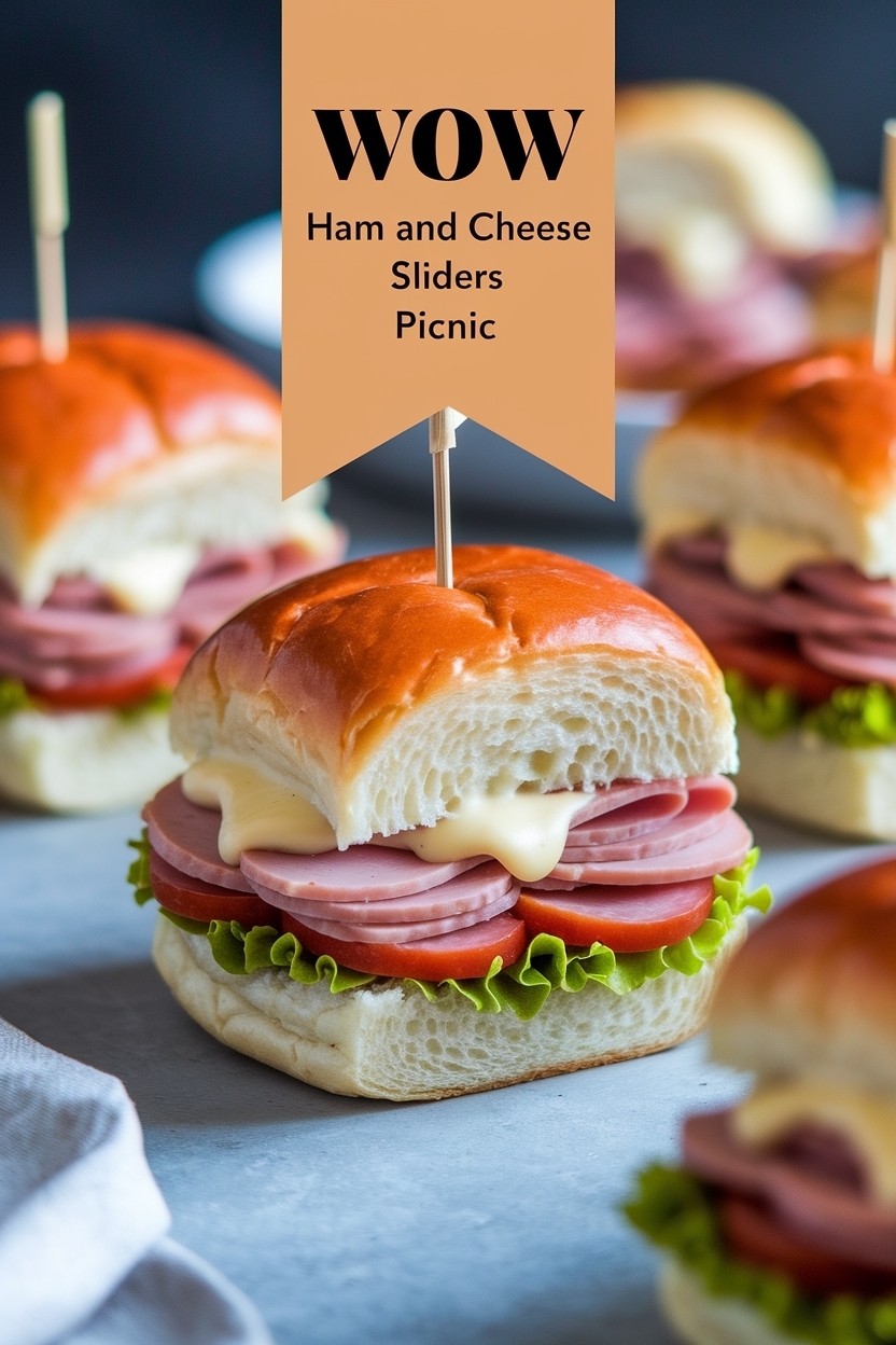 ham and cheese sliders picnic