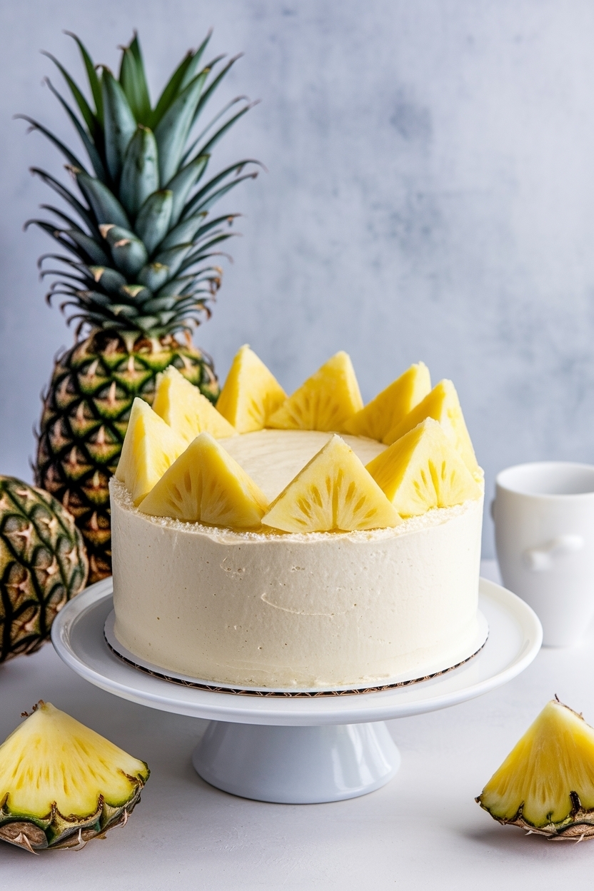 hawaiian pineapple coconut cake