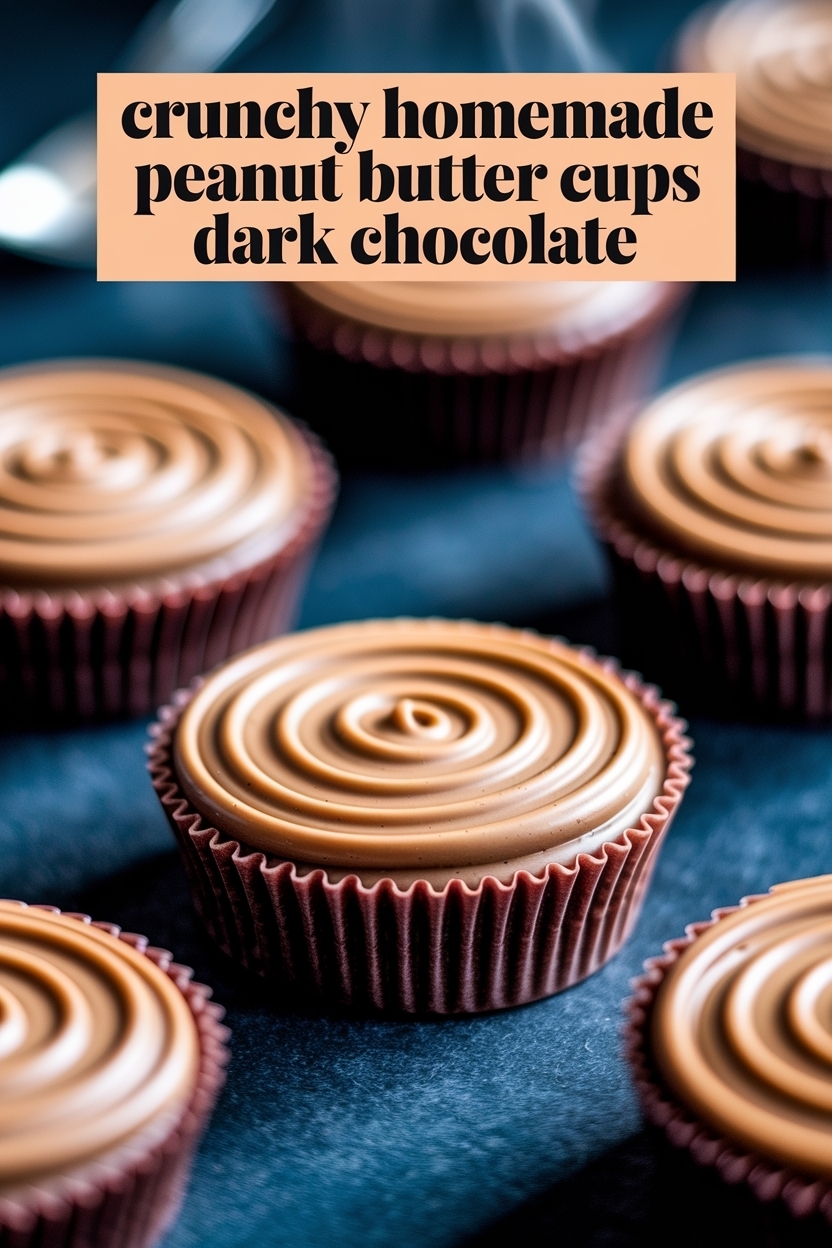 homemade peanut butter cups dark chocolate