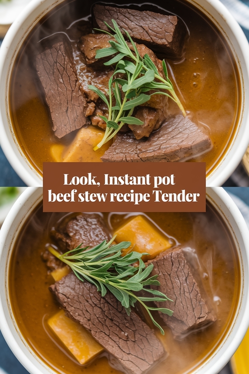 instant pot beef stew recipe tender