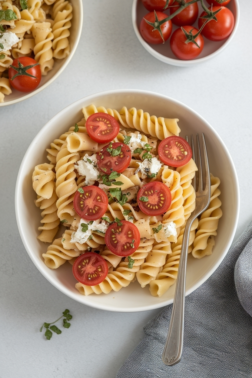 baked feta pasta cherry tomatoes viral