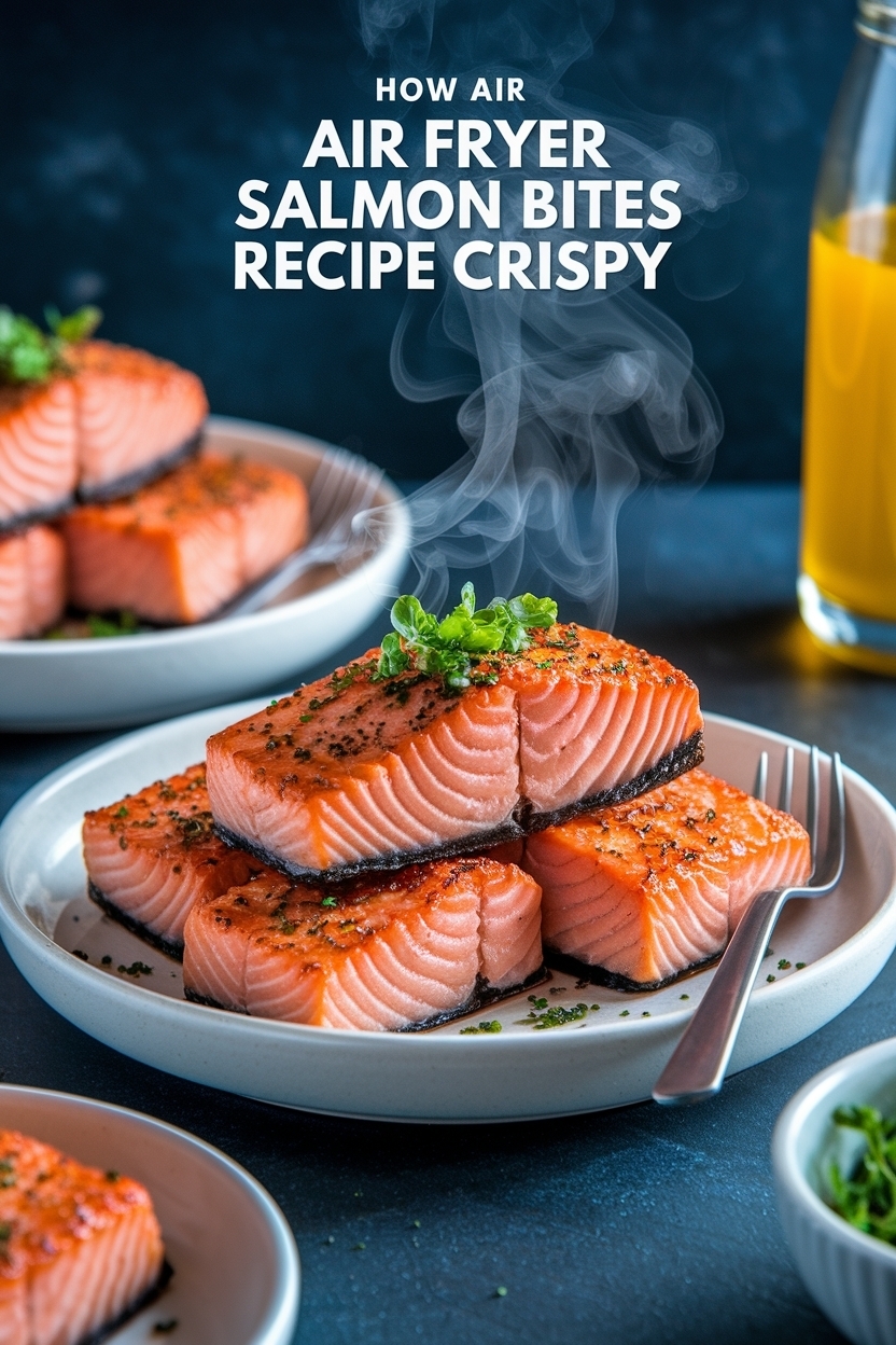 air fryer salmon bites recipe crispy