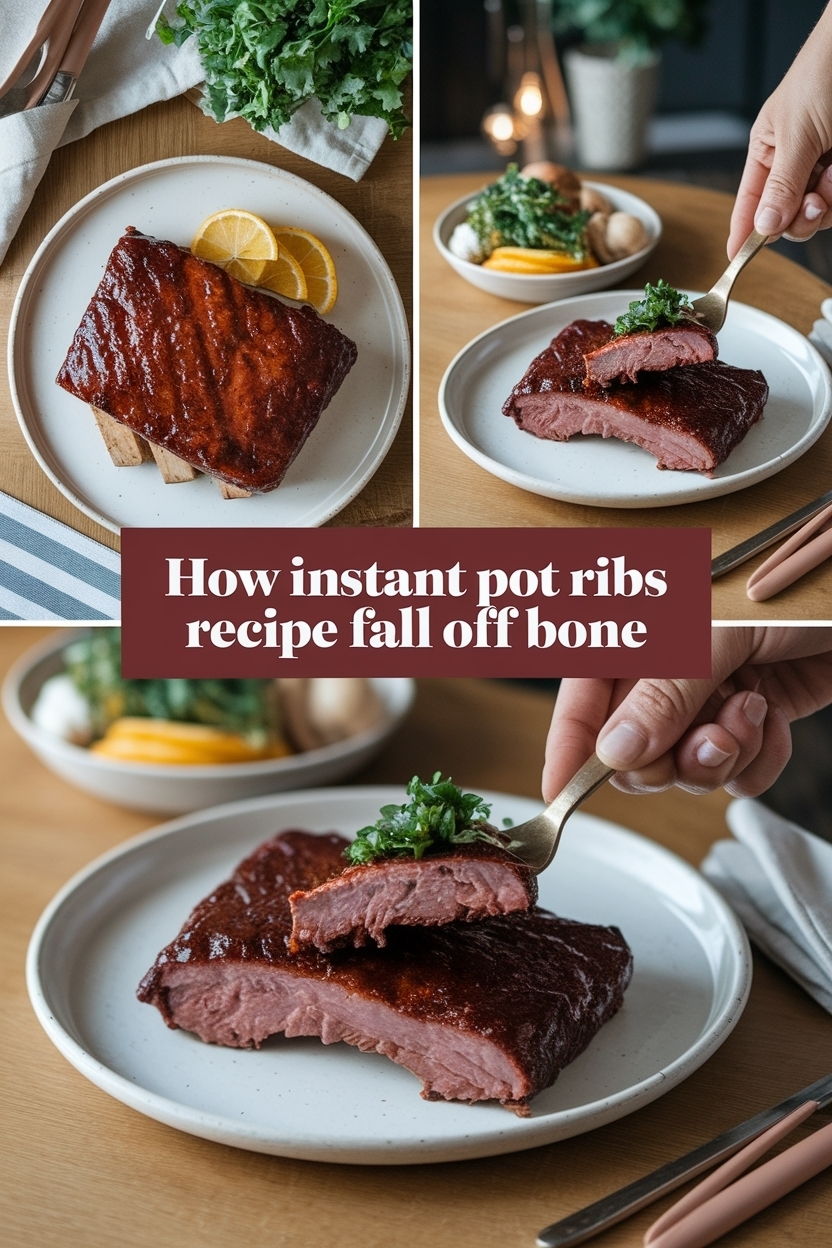 instant pot ribs recipe fall off bone