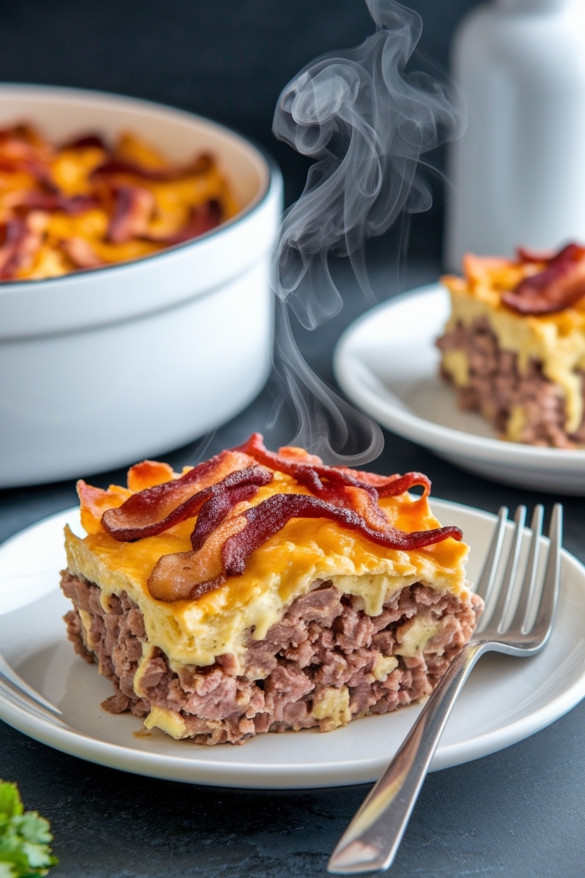 keto bacon cheeseburger casserole recipe