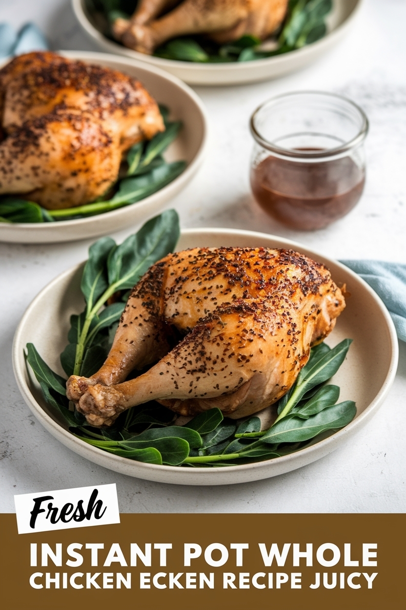 instant pot whole chicken recipe juicy