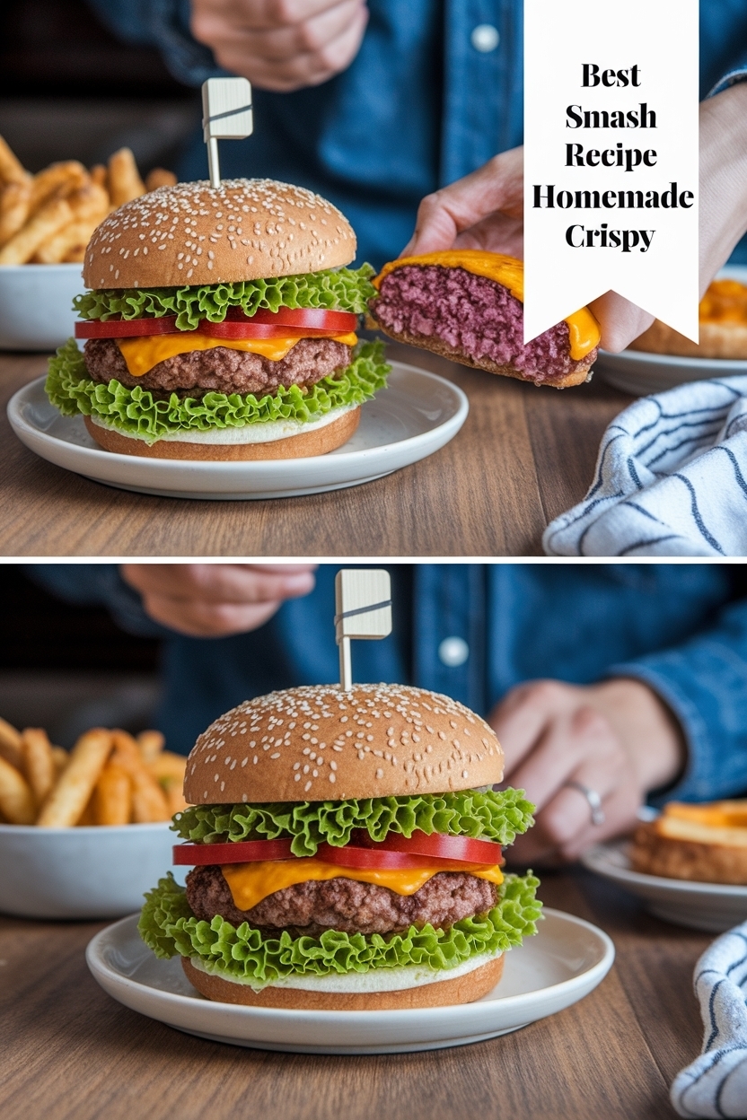 smash burger recipe homemade crispy