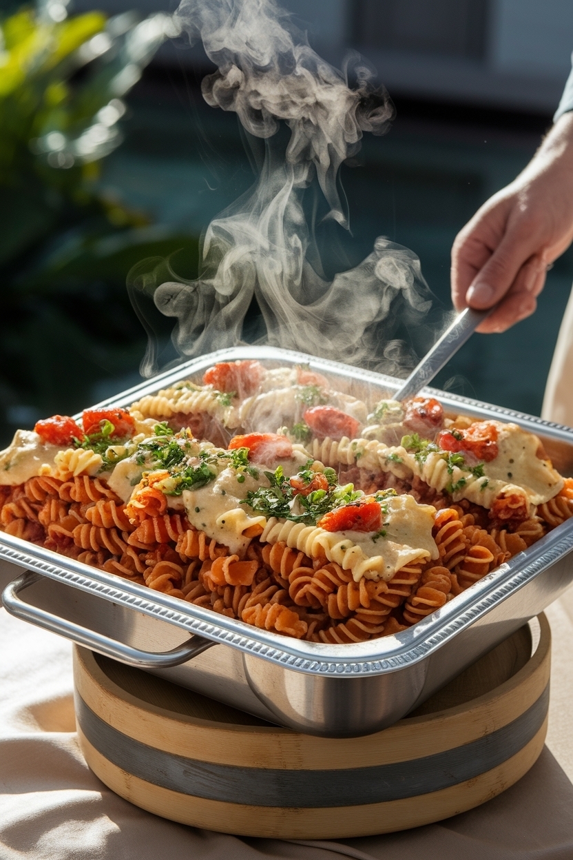 baked pasta buffet baked ziti tray
