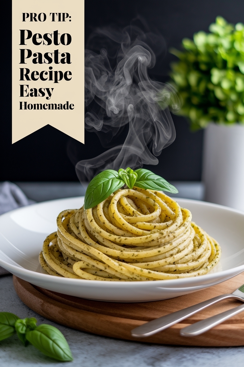 pesto pasta recipe easy homemade