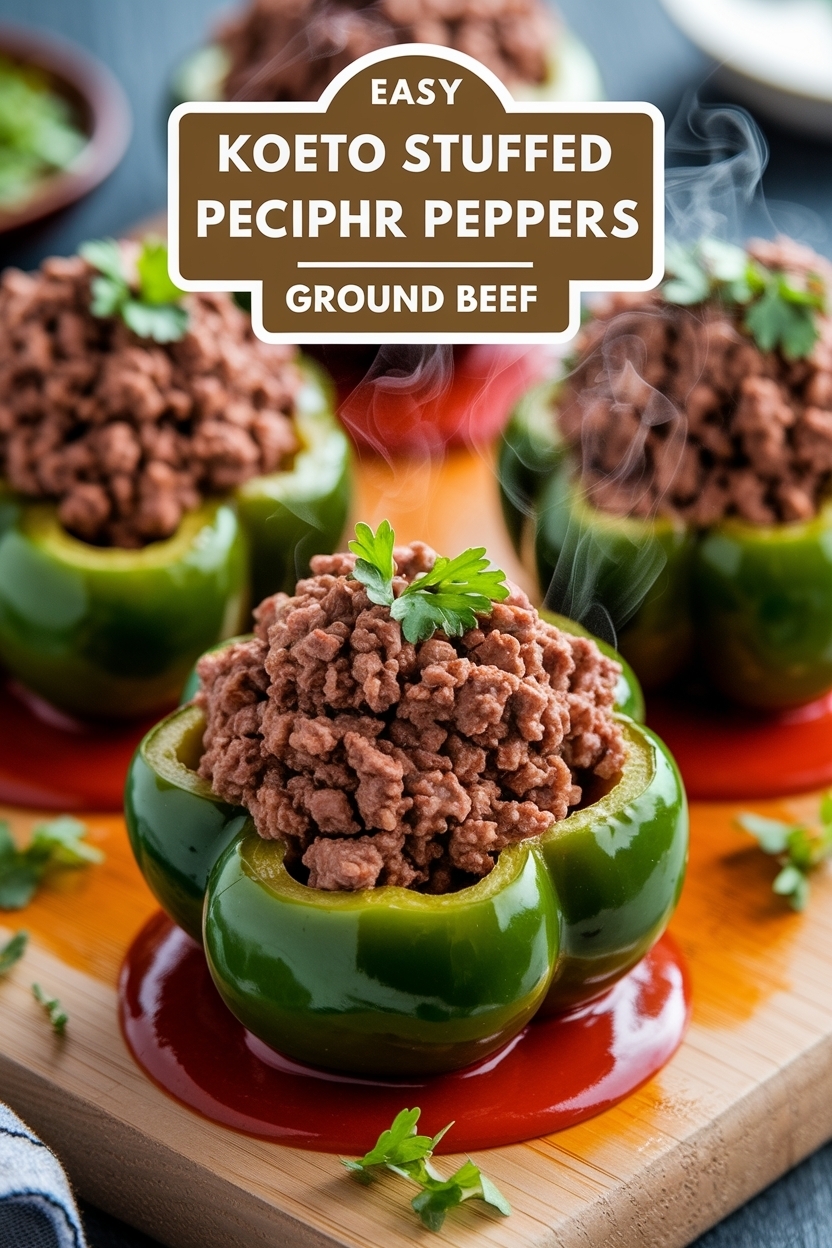 keto stuffed peppers recipe ground beef