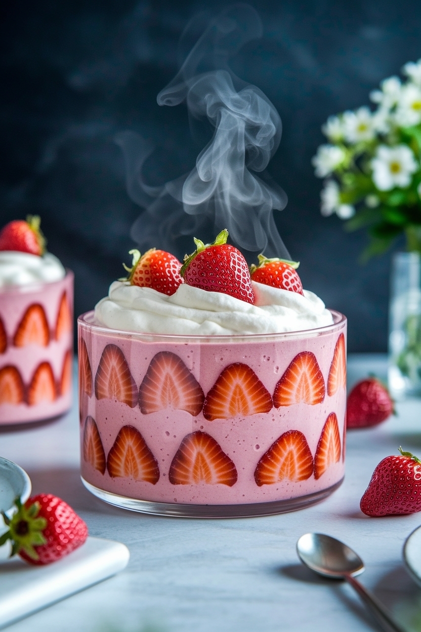 frozen strawberry dessert recipe easy summer