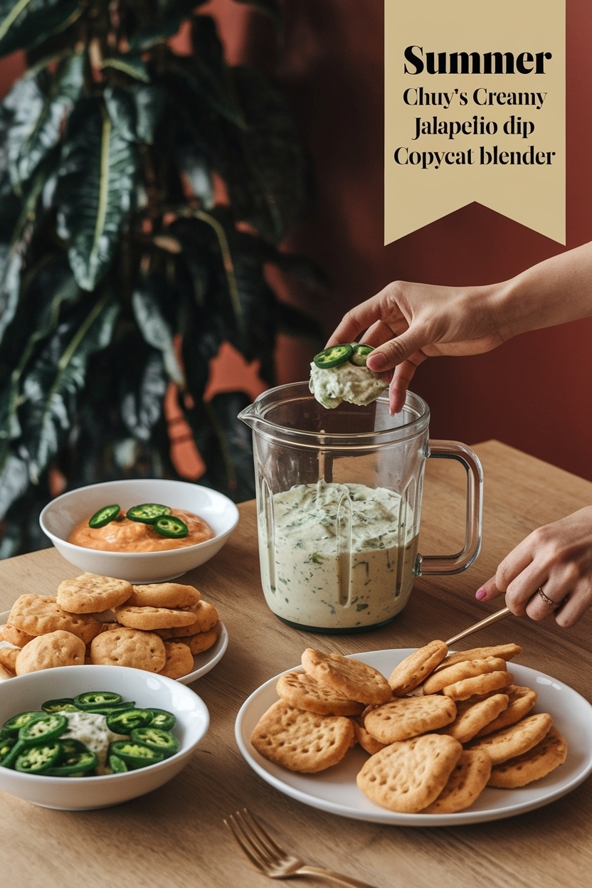 chuy's creamy jalapeño dip copycat blender