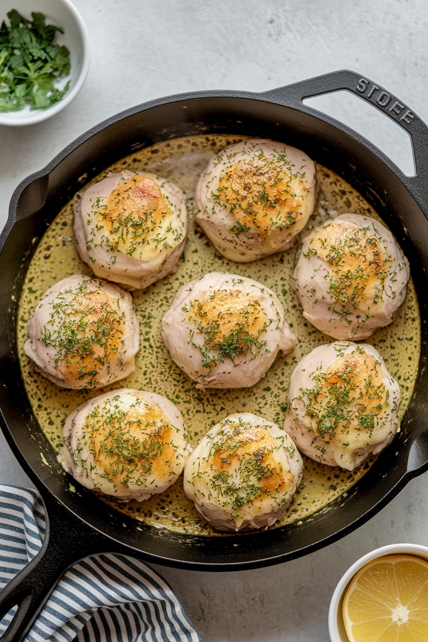 15 minute garlic butter chicken bites skillet - Extra Photo