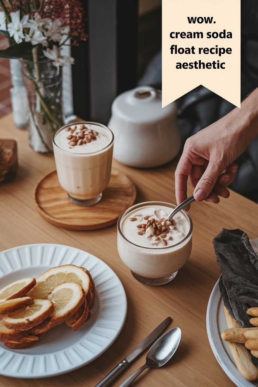 cream soda float recipe aesthetic
