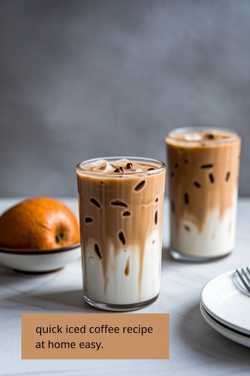 iced coffee recipe at home easy
