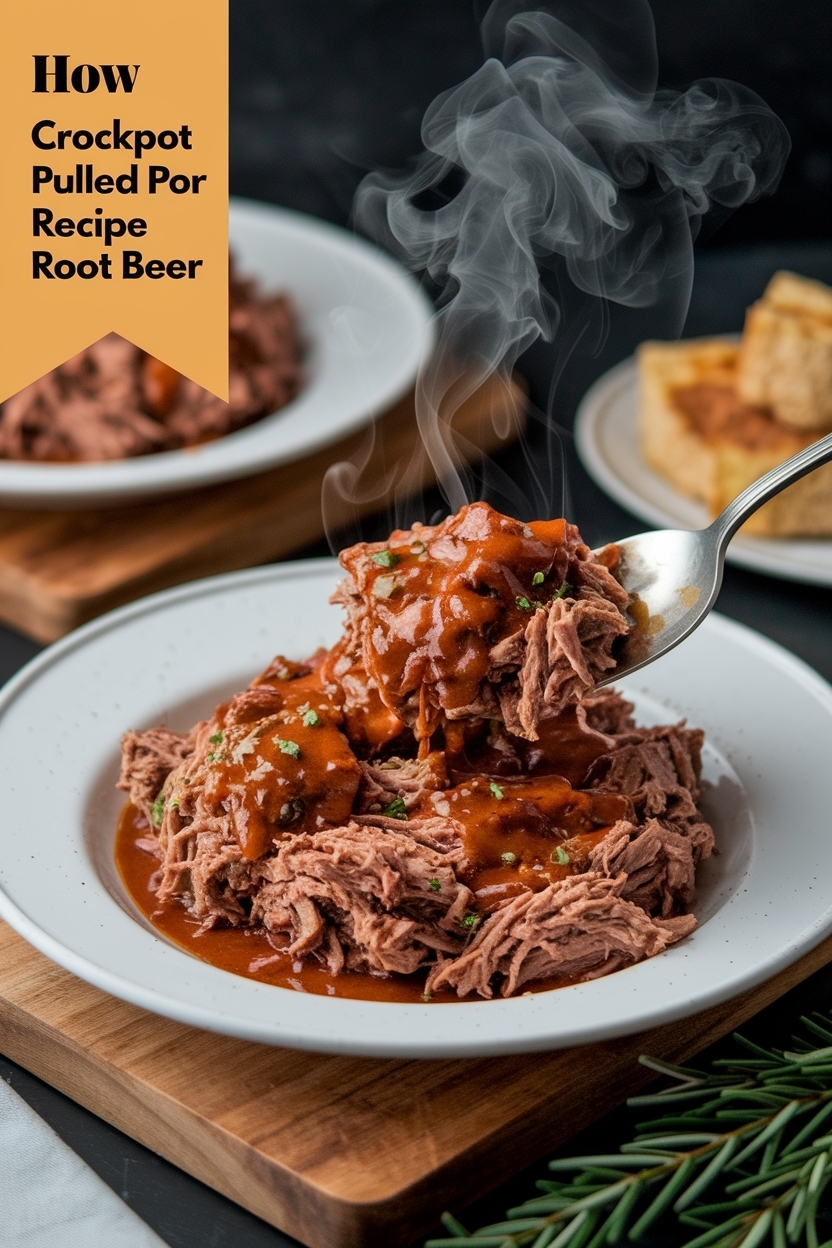 crockpot pulled pork recipe root beer