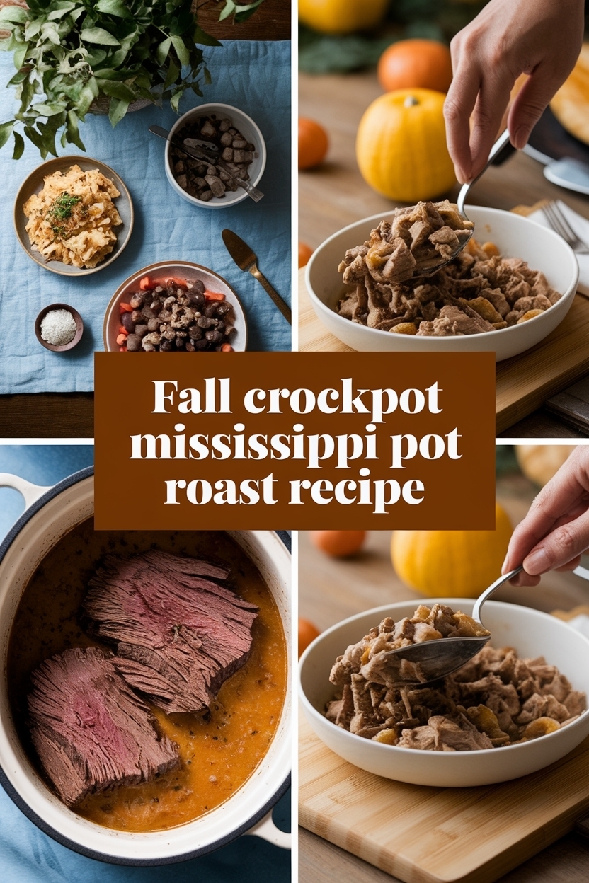 crockpot mississippi pot roast recipe