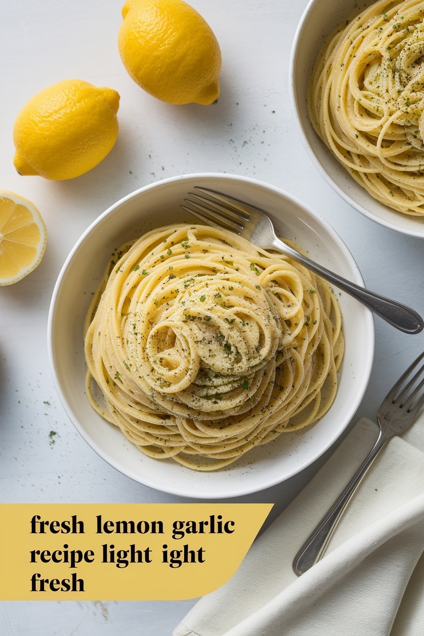 lemon garlic pasta recipe light fresh