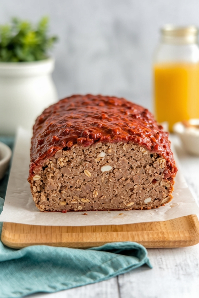 easy meatloaf recipe with oatmeal moist