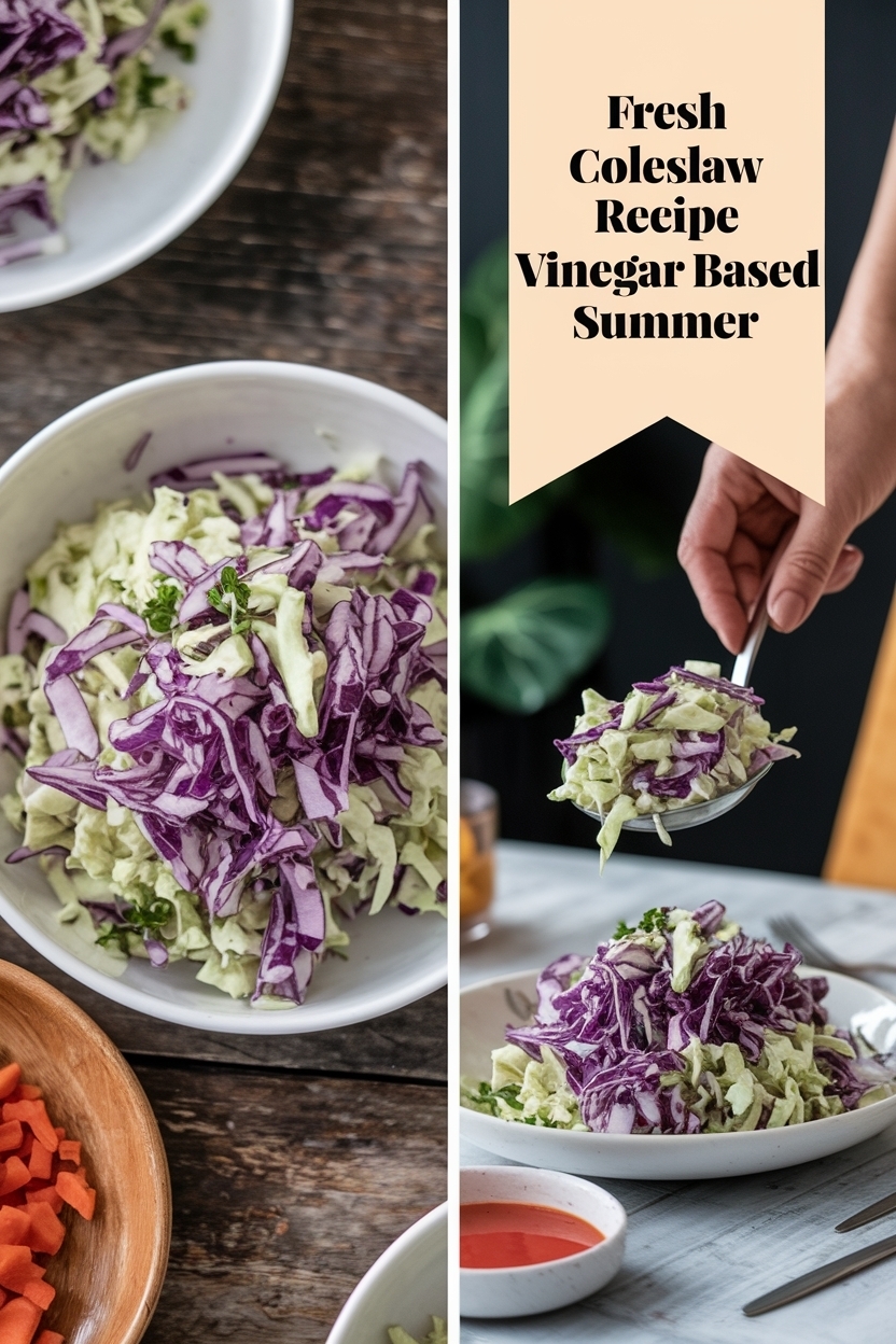 coleslaw recipe vinegar based summer