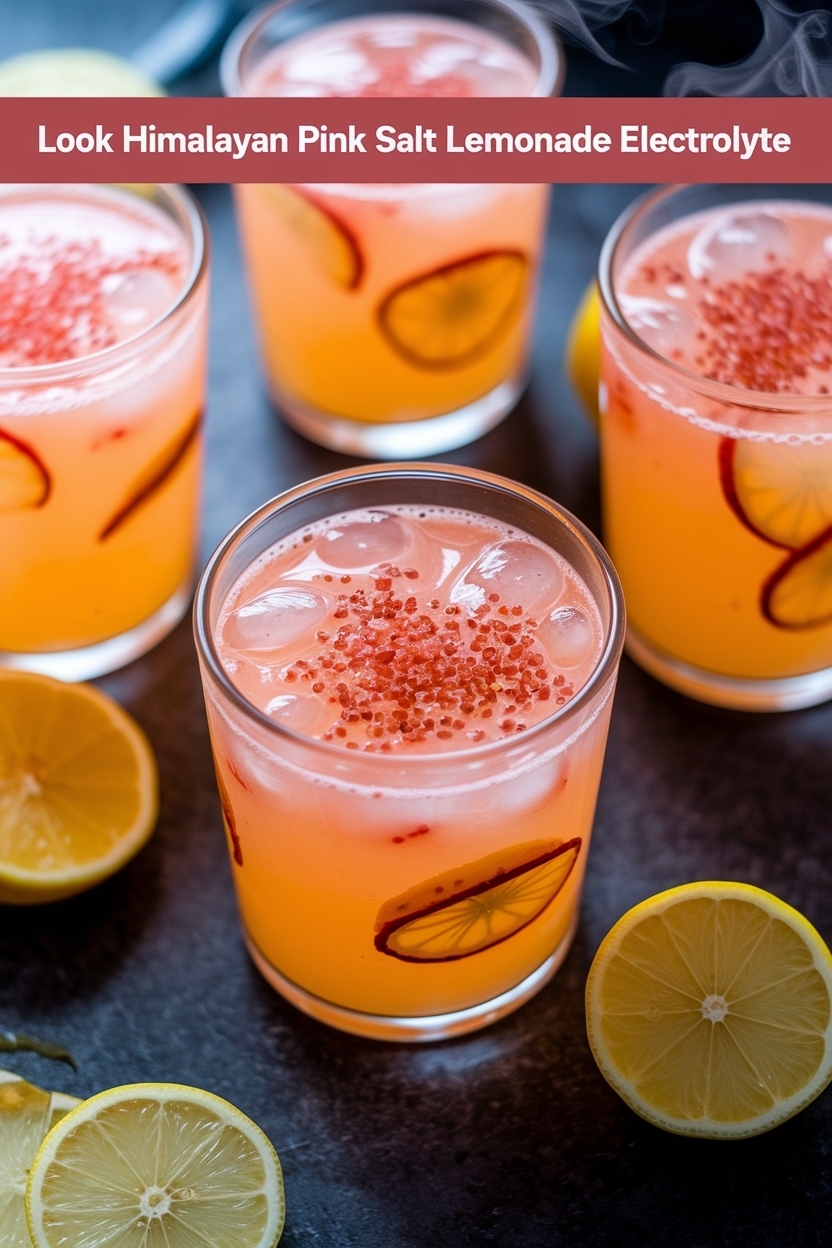 himalayan pink salt lemonade electrolyte