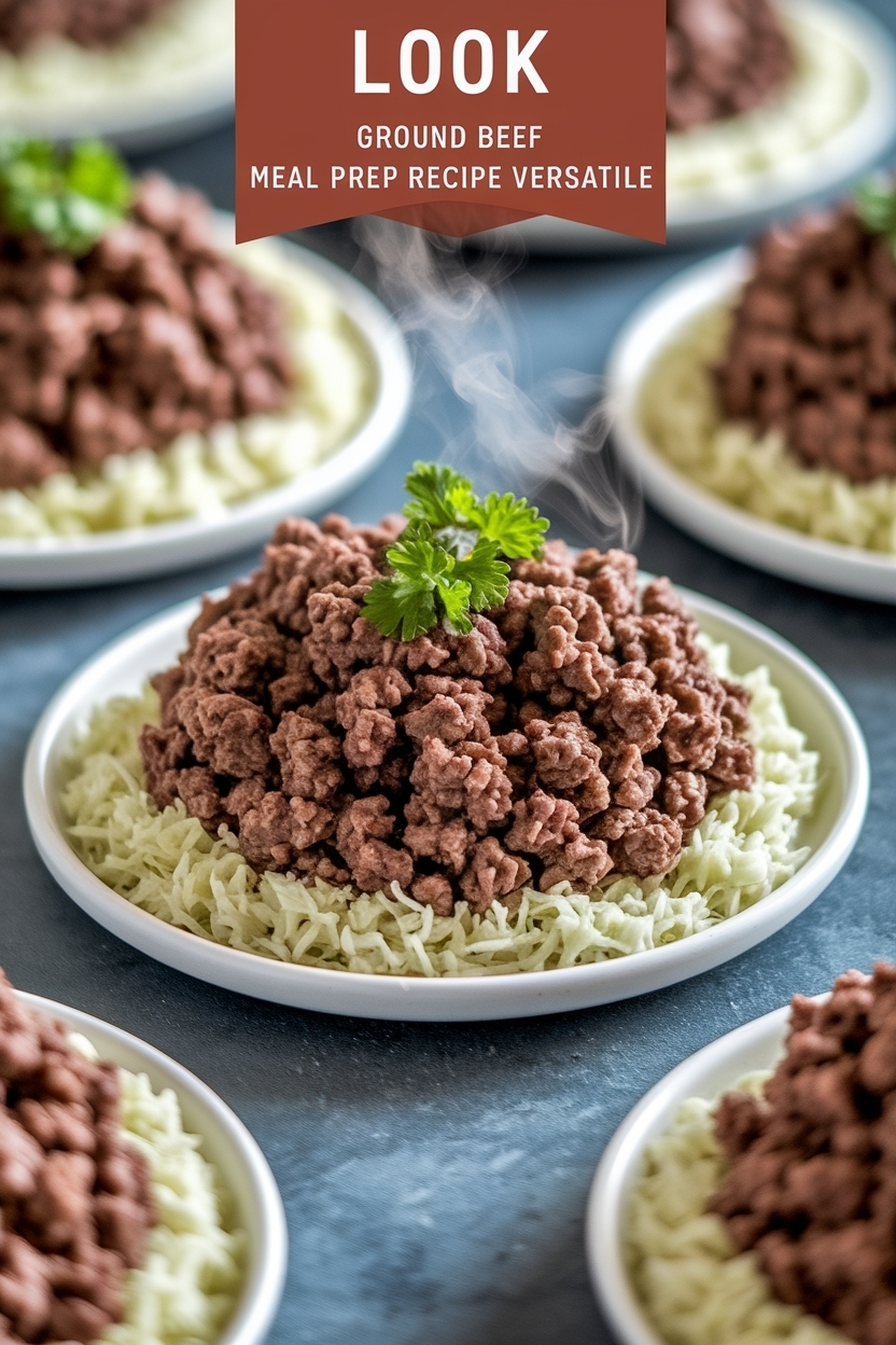 ground beef meal prep recipe versatile