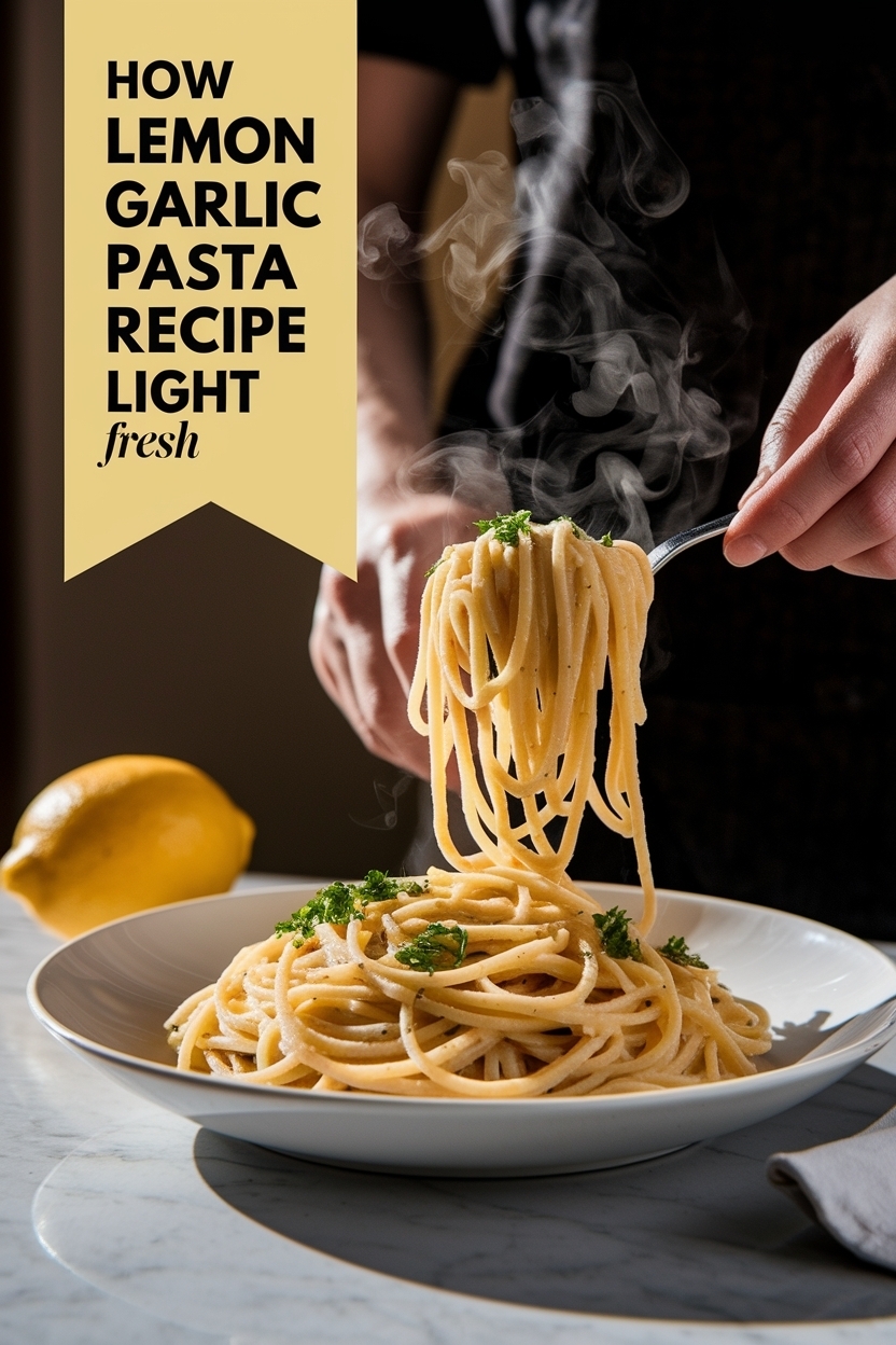 lemon garlic pasta recipe light fresh