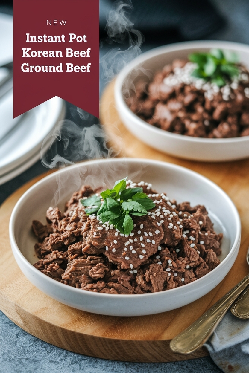 instant pot korean beef recipe ground beef