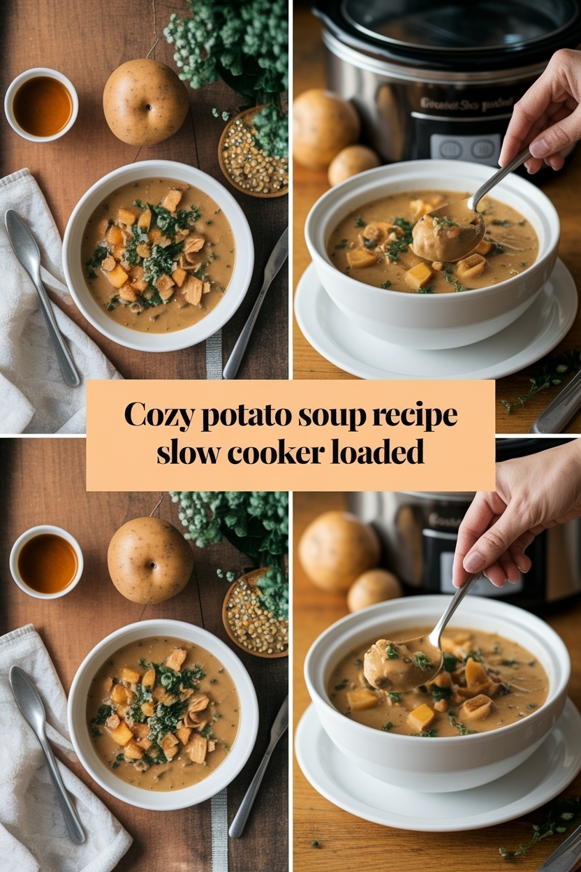 potato soup recipe slow cooker loaded
