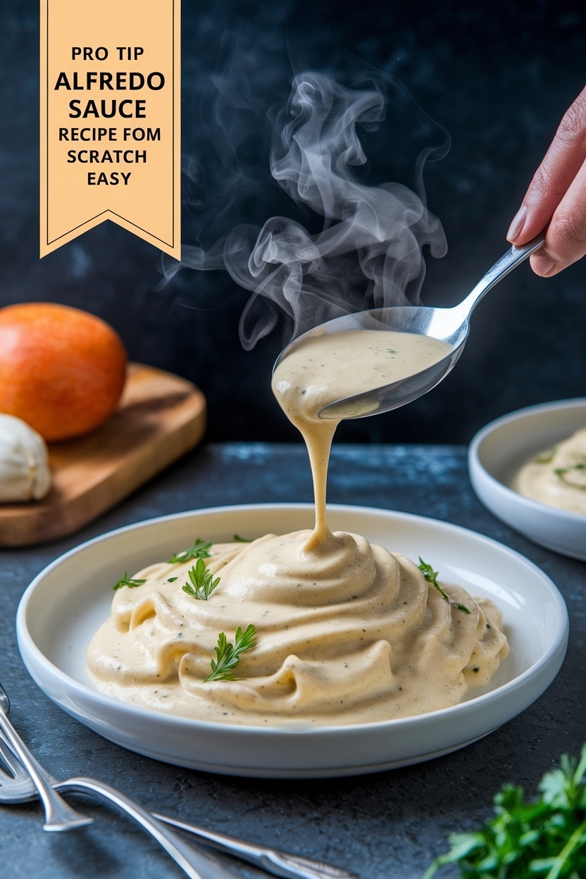 alfredo sauce recipe from scratch easy