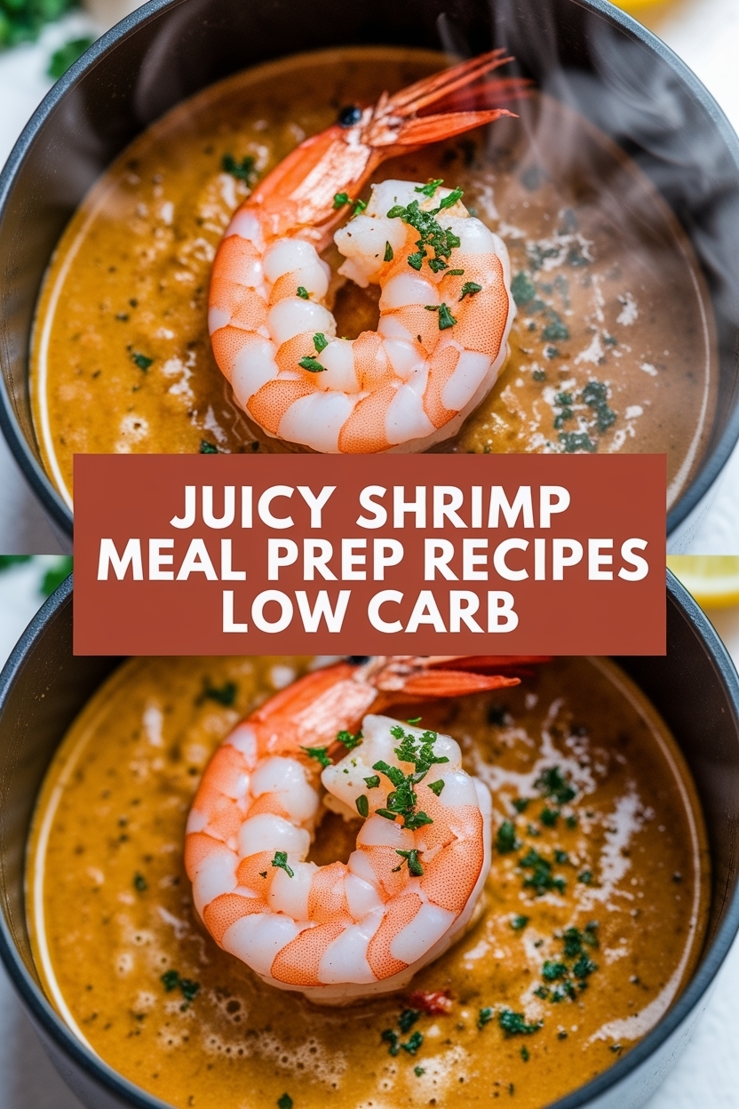 shrimp meal prep recipes low carb
