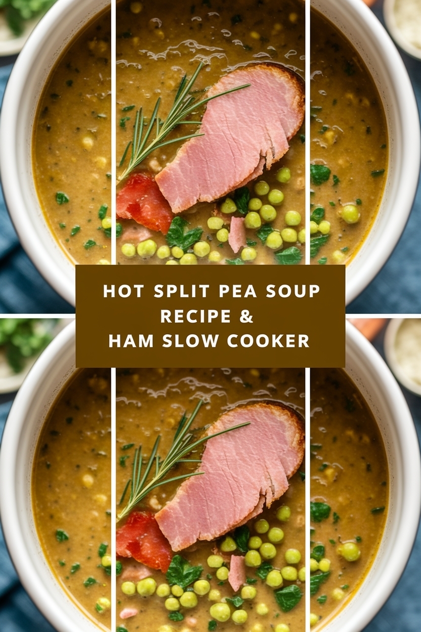 split pea soup recipe ham slow cooker