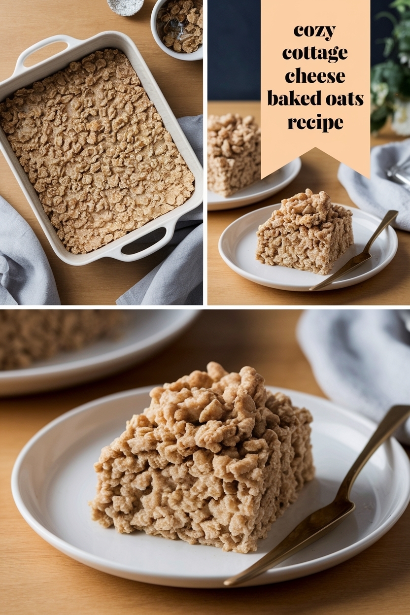 cottage cheese baked oats recipe