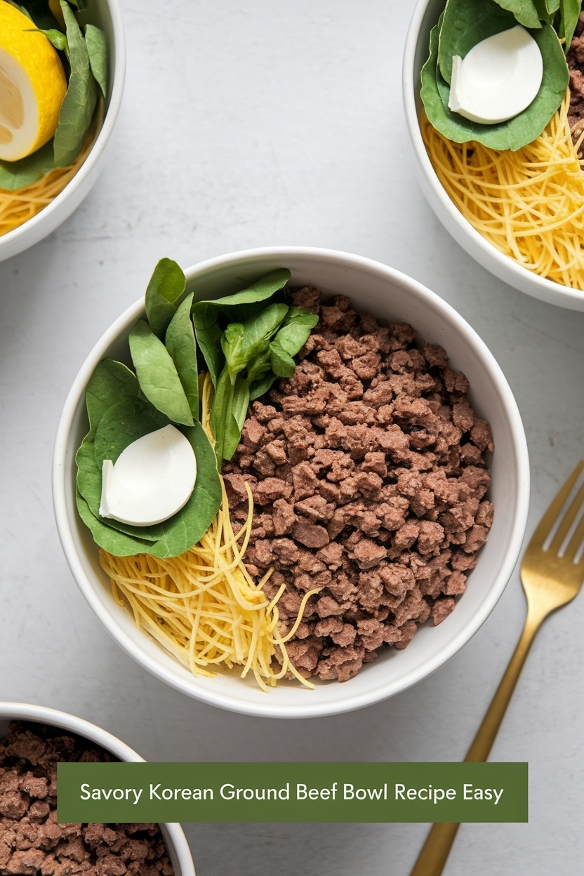 korean ground beef bowl recipe easy