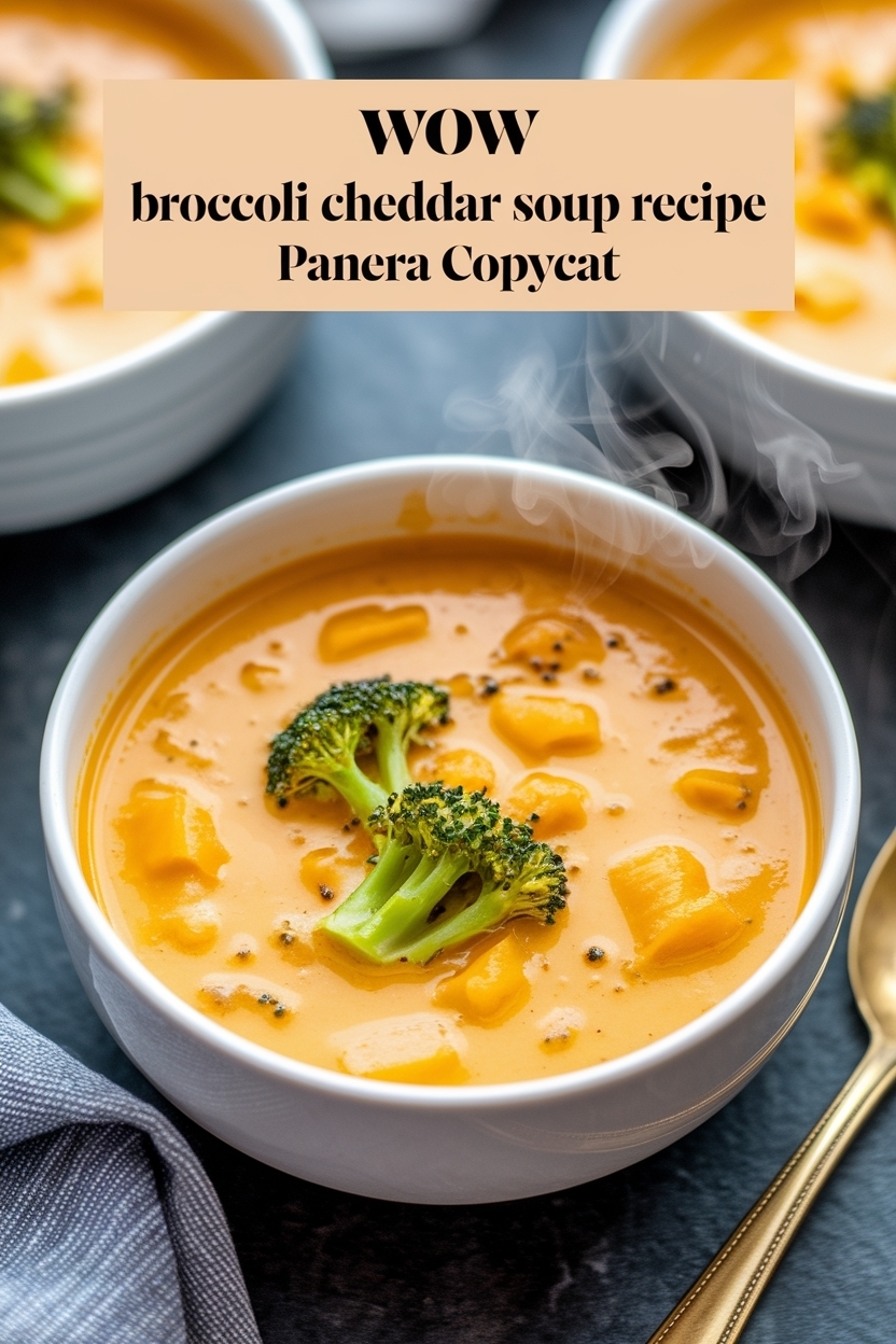 broccoli cheddar soup recipe panera copycat